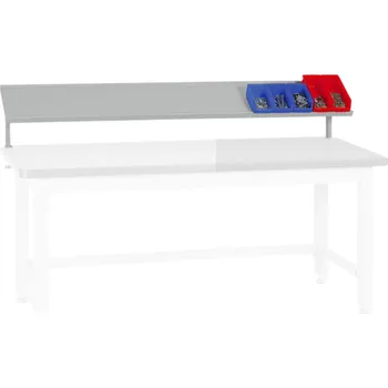 Dílenský regál Přídavná kovová police na nářadí pro stoly BL, nosnost 20 kg, 1800 x 270 x 300 mm
