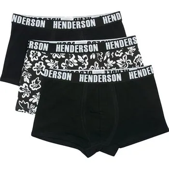 Boxerky 3 pack pánských boxerek Orchid černé XXL