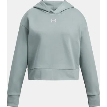 Dívčí mikina Dívčí mikina Under Armour UA Rival Fleece Hoodie 1379517-348 Zelená YXS