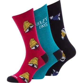 Sada pánského spodního prádla Pánské vysoké ponožky 3Pack 00SK3A-0TAXB-E5095 - Diesel S