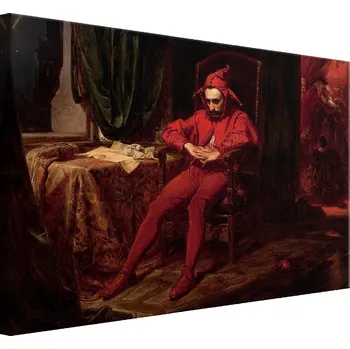 Obraz Obraz na plátně obrazy na zeď do obýváku Obraz Stańczyk 80x120cm