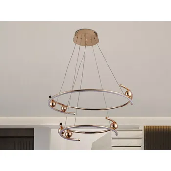 Nástěnné svítidlo LED svítidlo + dálkový ovladač 80W - J4346/GCH