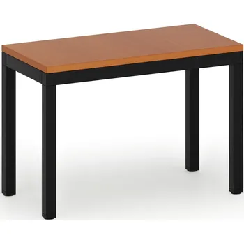 Šatní lavice, sedák - lamino, délka 600 mm, černé nohy, třešeň