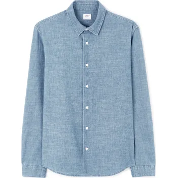 Celio Košile Lachambray - Pánské Celio světle modrá 3255097