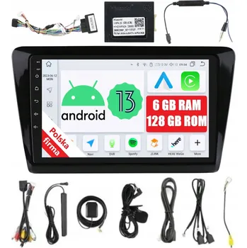Autorádio ANDROID 2DIN NAVIGACE ŠKODA RAPID 2 II Seat TOLEDO 4 IV 6/128GB LTE DSP