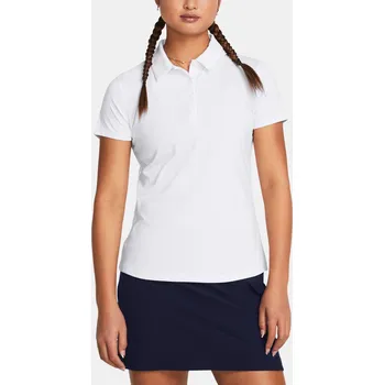 Dámské tričko Under Armour UA Playoff SS Polo-WHT 1383612-100 Bílá MD