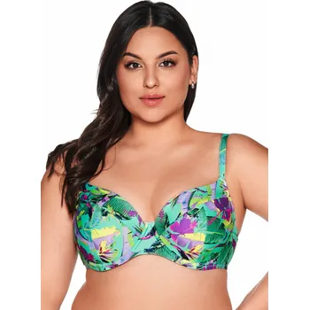 Dámské plavky PLAVKOVÁ PODPRSENKA SK 210 VIBRANT GREEN VIBRANT GREEN 80D