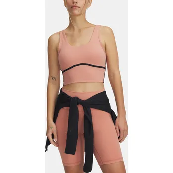 Dámské tílko Under Armour Meridian Piped Crop Tank 6003529-696 Růžová LG