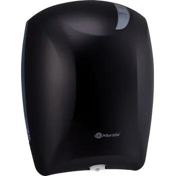 Zásobník na toaletní papír nebo ručníky v roli MERIDA FLEXI, černý