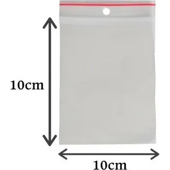 Sáček na potraviny Sáčkové uzavíratelné sáčky 100x100mm 100 kusů