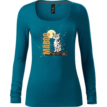 Dámské tričko Dámské tričko s dlouhým rukávem s potiskem MABOO tygřík2