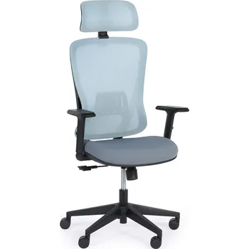 Kancelářská židle MARCO, modrá/šedá