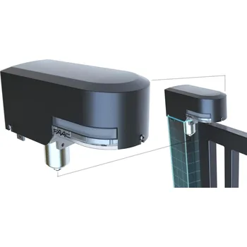 Pohon brány Sada FAAC S2500I pro 5m dvoukřídlé brány (pod nátěrem)