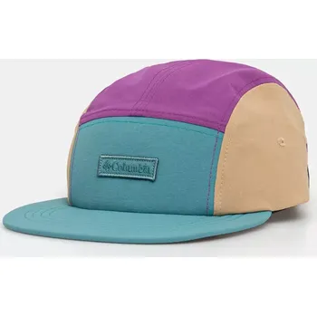 Kšiltovka Kšiltovka Columbia tyrkysová barva, s potiskem, 2120431 66X, vel. ONE SIZE