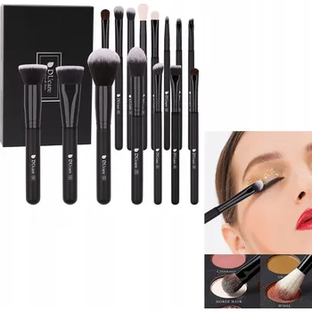 Kosmetický štětec Sada Štětců na make-up Profesionální syntetické štětce Premium