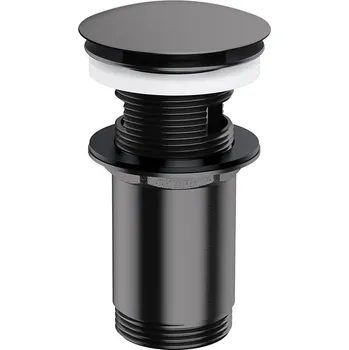 Sifon OMNIRES A706AT - Umyvadlová výpusť CLICK-CLACK pr. 6,6 cm kartáčovaný antracit