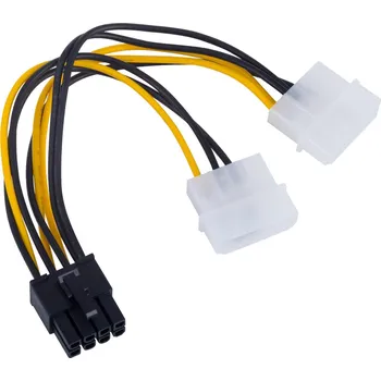 Kabel do PC Adaptér 2x Molex / PCI-Express 8-pin AK-CA-29