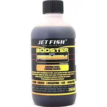 Nástraha JET FISH Booster Premium Clasicc Biocrab Losos 250ml (JET FISH Booster Premium Clasicc Biocrab Losos 250ml)