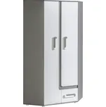 Casarredo Rohová skříň APETTITA 2 antracit/bílá