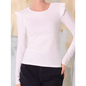 Dámská halenka Sinsay - Halenka s volánky - bílá - 197AI-00X - 197AI-00X-XL