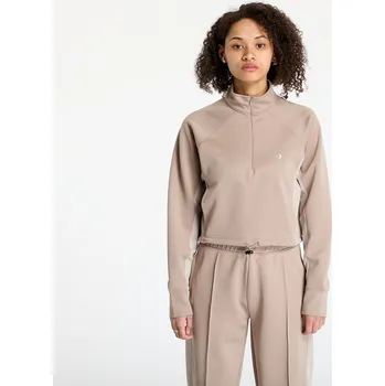 Pánská móda Mikina Converse Cropped Fleece Turtleneck Vintage Cargo Sweatshirt Beige L