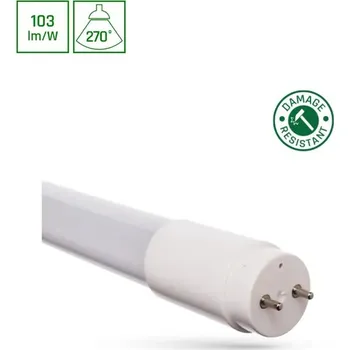 LED osvětlení SPECTRUM LED TRUBICE 150CM, T8, 22W, 2265LM, G13, NANOPLAST Teplá bílá [WOJ+22952]
