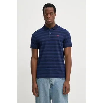 Pánské tričko Bavlněné polo tričko Levi's tmavomodrá barva 35883 59X, vel. M