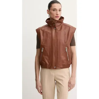 Pánská vesta Kožená vesta Pinko 103898.A21L hnědá 88X, vel. XXS