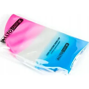 Plavecká čepice Silikonová plavecká čepice Alltoswim, vícebarevná