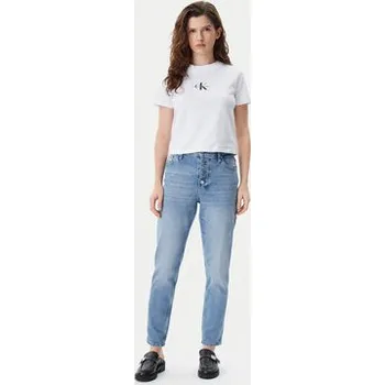 Pánské džíny Calvin Klein Jeans Jeansy J20J225148 Modrá Mom Fit 25_28