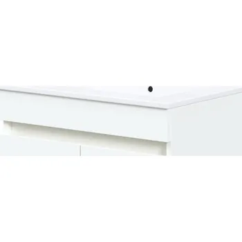 Koupelnový nábytek VALLOR koupelnová závěsná skříňka pod umyvadlo 60/2D, bílá + vyzvednutí ZDARMA