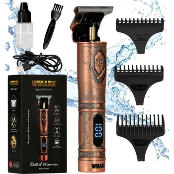 WMARK kadeřnický strojek NG-307 elektrický zastřihovač vlasů holicí hlava na vousy NG-307-COPPER