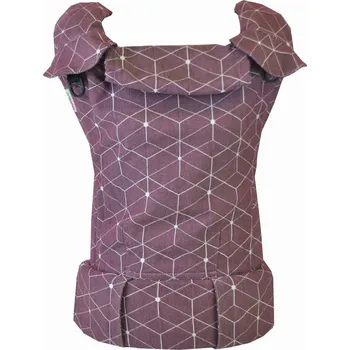 Nosítko MoniLu UNI Cubes Burgundy 2 Model: Standard