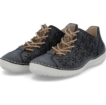 Dámské polobotky Dámské polobotky 52518-14 Rieker modrá Barva: blau, Velikost: 38