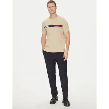 Tommy Hilfiger T-Shirt Chest Insert MW0MW36498 Béžová Regular Fit L