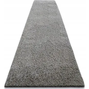 Koberec HRUBÝ MĚKKÝ BĚHOUN SHAGGY 70 cm šedý ^*Q2730