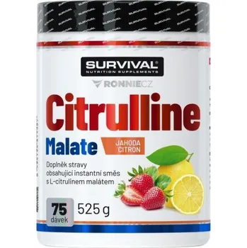 Aminokyselina SURVIVAL NUTRITION Survival Citrulline Malate - 525 g Příchuť: Mango - Lemon