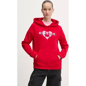 Pánská mikina Mikina Tommy Jeans DW0DW21771 červená 33X, vel. M