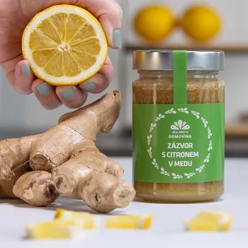 Včelařství Domovina – Zázvor s citronem v medu – 400 g