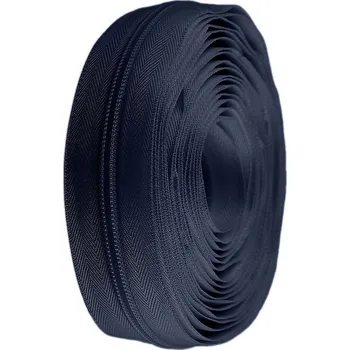 Zip spirálový No 7 metráž, barva 330 modrá tmavá