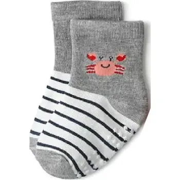 Kojenecké oblečení Protiskluzové ponožky - KRAB - (0-12 m) S (Značka: ROYGCBP)