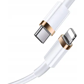 Datový kabel Kabel P4Y USB typ C - Apple Lightning 1,2 m bílý