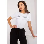 RELEVANCE Krátké triko bílé s potiskem Velikost: UNI