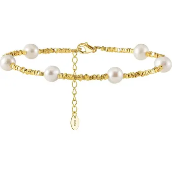 Náramek Majya Stříbrný náramek SABRINE pozlacený Ag/; ≤4,22 g 11727