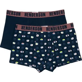 Pánské spodní prádlo 2 pack pánské boxerky Sushi modré XL