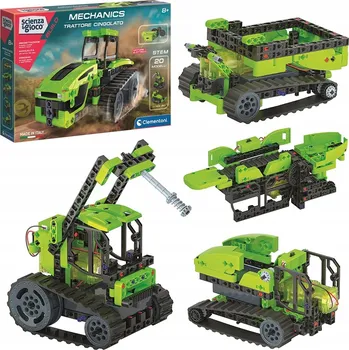 autíčko Pojazd klocków Ciągnik Gąsienicowy 20 modelů 250 stavebních prvků