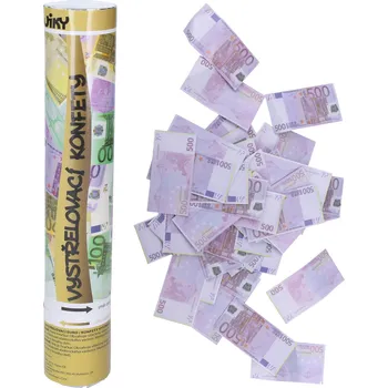 Párty konfety vystřelovací EURO 30 cm