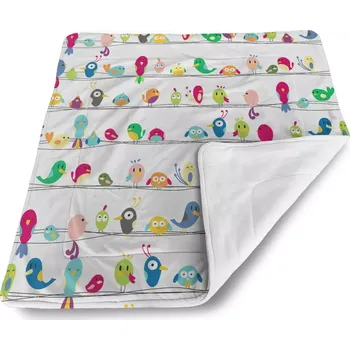 deka Sablio Dětská deka pro miminko Ptáčci - 80x100 cm