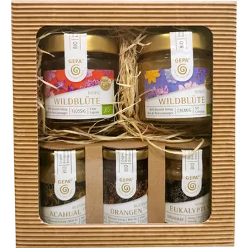 Dárkový potravinový koš Miko - Medová klasika