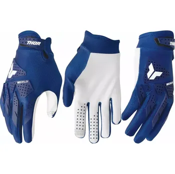 Moto rukavice Motokrosové / enduro / mtb rukavice THOR LAUNCHMODE XP barva navy modrá